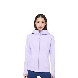 Lululemon Scuba Full Zip Hoodie Lilac, size 6